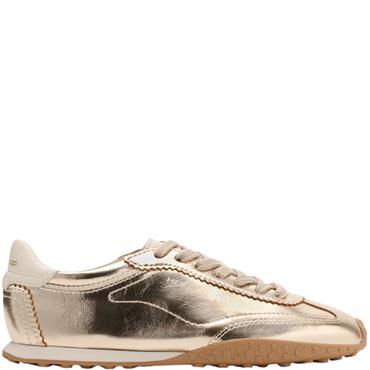 HOFF WOMENS LACE TRAINERS - GOLD